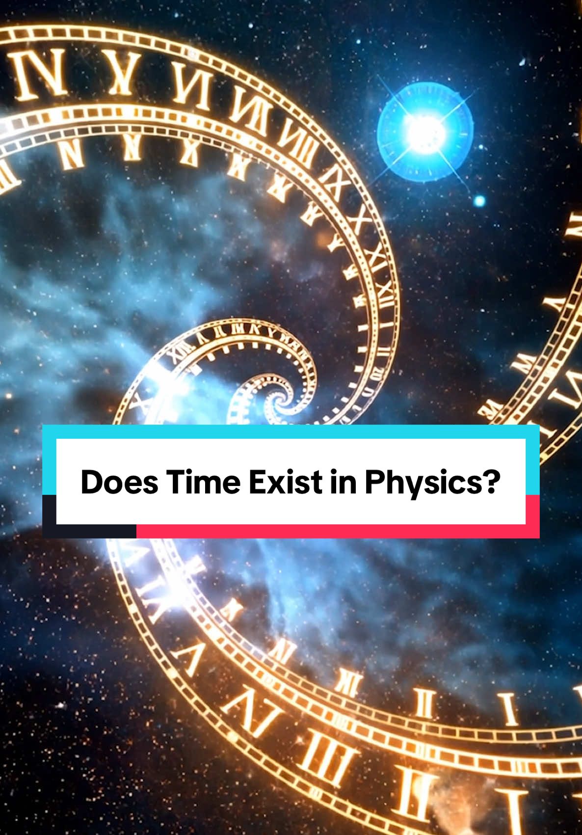 Does time exist according to physics?? ✨ #fyp #physics #time #einstein #space #universe #galaxy #science #math #relativity 