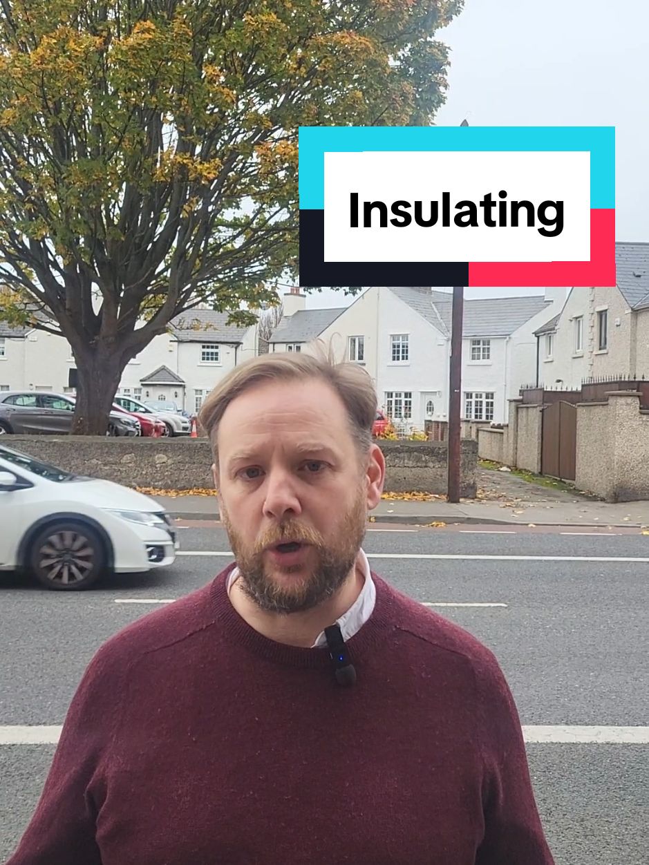 Let's save people money and lower our emissions from home heating. Attic and cavity wall insulation is a super cost effective way of doing this , and the @Green Party/Comhaontas Glas want the state to cover that cost. 