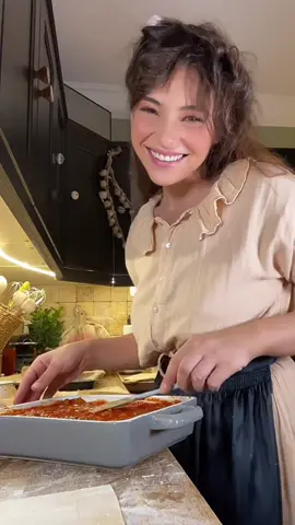 You can’t say no when I tell you the lasagna is ready.