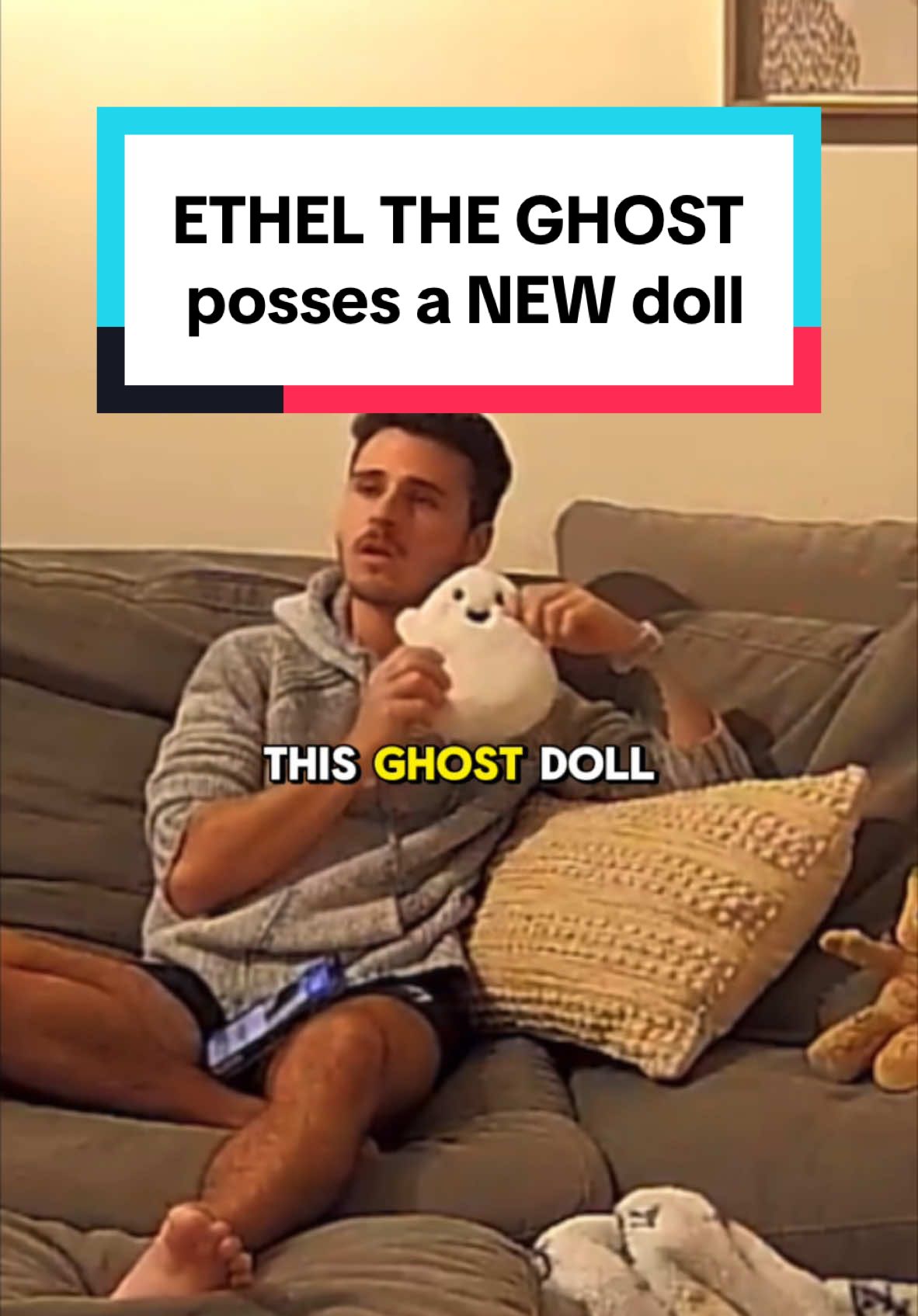 Our ghost #ethel has a new doll #homecamera 😭