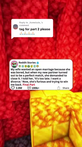 Replying to @_itzmeizzie_ My wife wanted an open marriage because she was bored, but when my new partner turned out to be a perfect match, she demanded to close it. I told her, 'It's too late. I want a divorce.' Now, she's furious and trying to win me back. Final Part #redditstories #askreddit  #usatiktok #reddit #usa🇺🇸 #redditreadings #reddit_tiktok 