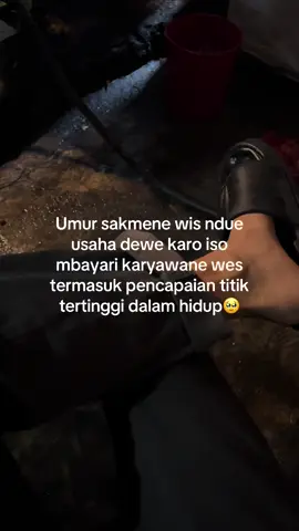 Sekecil apapun usahamu, kamulah bosnya. berkah selalu #fyp #foryoupage #fypage #foryou #fypシ゚ #motivation #kuli 