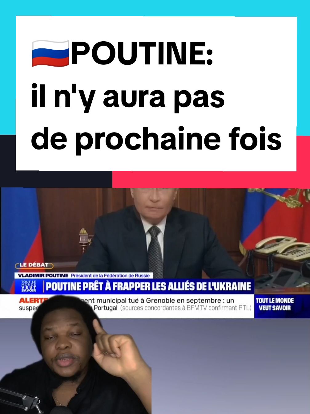 🇷🇺POUTINE: il n'y aura pas de prochaine fois #poutine🇷🇺 #russie🇷🇺 #etatsunis🇺🇸 #donaldtrump2024 #donaldtrumpjr #macrondemission #macrondestitution #francetiktok🇫🇷 #francetiktok🇨🇵 #francetiktok #malitiktok #malitiktok🇲🇱 