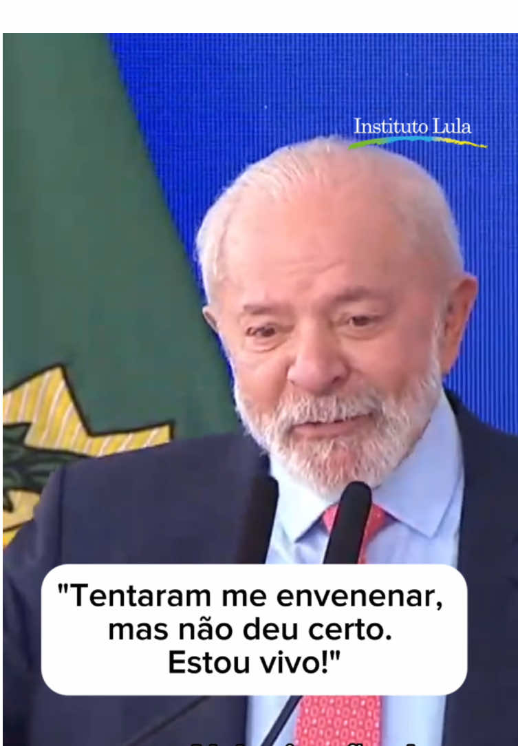 Cheio de vida e com força pra mudar o Brasil! É assim que o presidente Lula segue firme, mesmo após a revelação de uma tentativa de envenenamento contra ele e o vice-presidente Geraldo Alckmin. A democracia é construída na convivência de ideias diferentes, mas sempre com o respeito à vontade soberana do povo. Que ninguém, nunca mais, tente calar a voz do povo. Democracia sempre! 🇧🇷✊ #lula #presidentelula #governolula #democracia #golpenuncamais #ditaduranuncamais 