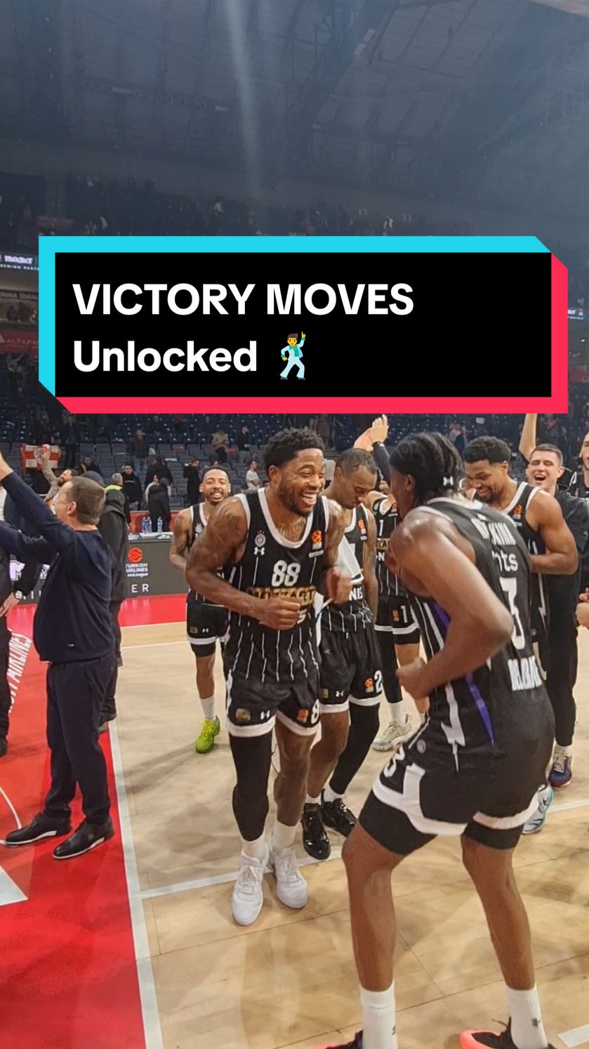 Victory moves Unlocked!🔓🕺 #euroleague #partizan 