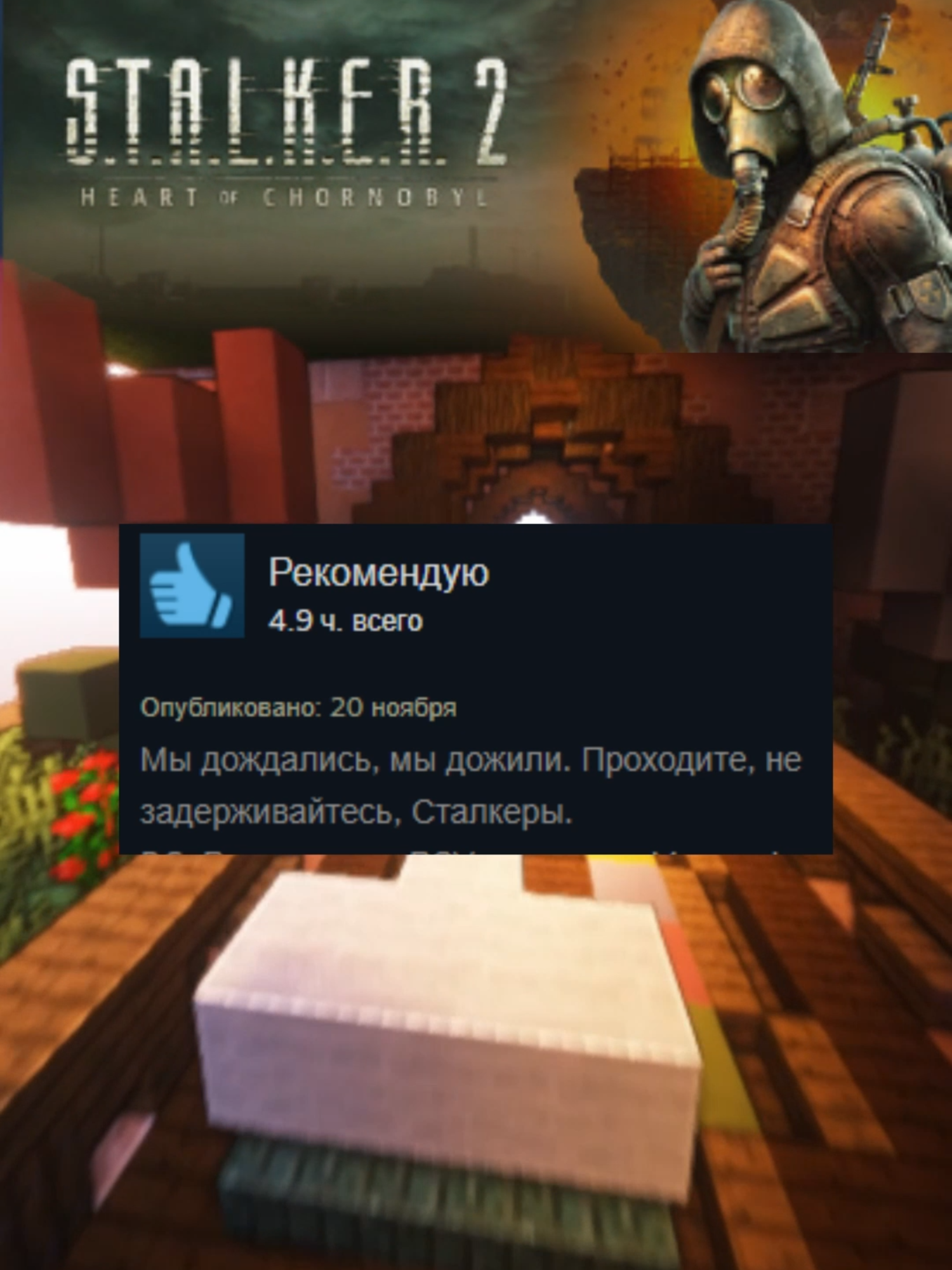 Отзывы Steam о игре S.T.A.L.K.E.R 2 #steam #отзыв #stalker2 #tiktok_collaboration