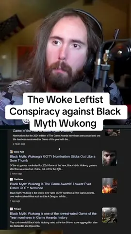 Theres is a Woke Conspiracy against Black Myth Wukong. #asmongold #asmongoldclip #blackmythwukong #gamingtiktok #eldenringshadowoftheerdtree 