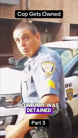 Part 3 || Cop Gets Owned.👮‍♂️ #cops #cop #police #policeofficer #owned #rights #illegal #violation #citizen #law #lawsuit #ego #fyp 