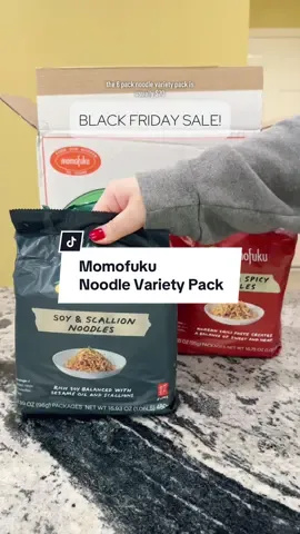 @Momofuku Momofuku’s Noodle Variety Pack is on sale! #momofuku #noodles #ramen #ramennoodles #chilioilnoodles #instantnoodles #asianfood #spicynoodles #tiktokshopfinds #toptiernovember #tiktokshopblackfriday #tiktokshopcybermonday #ttstakeover @momofuku goods 