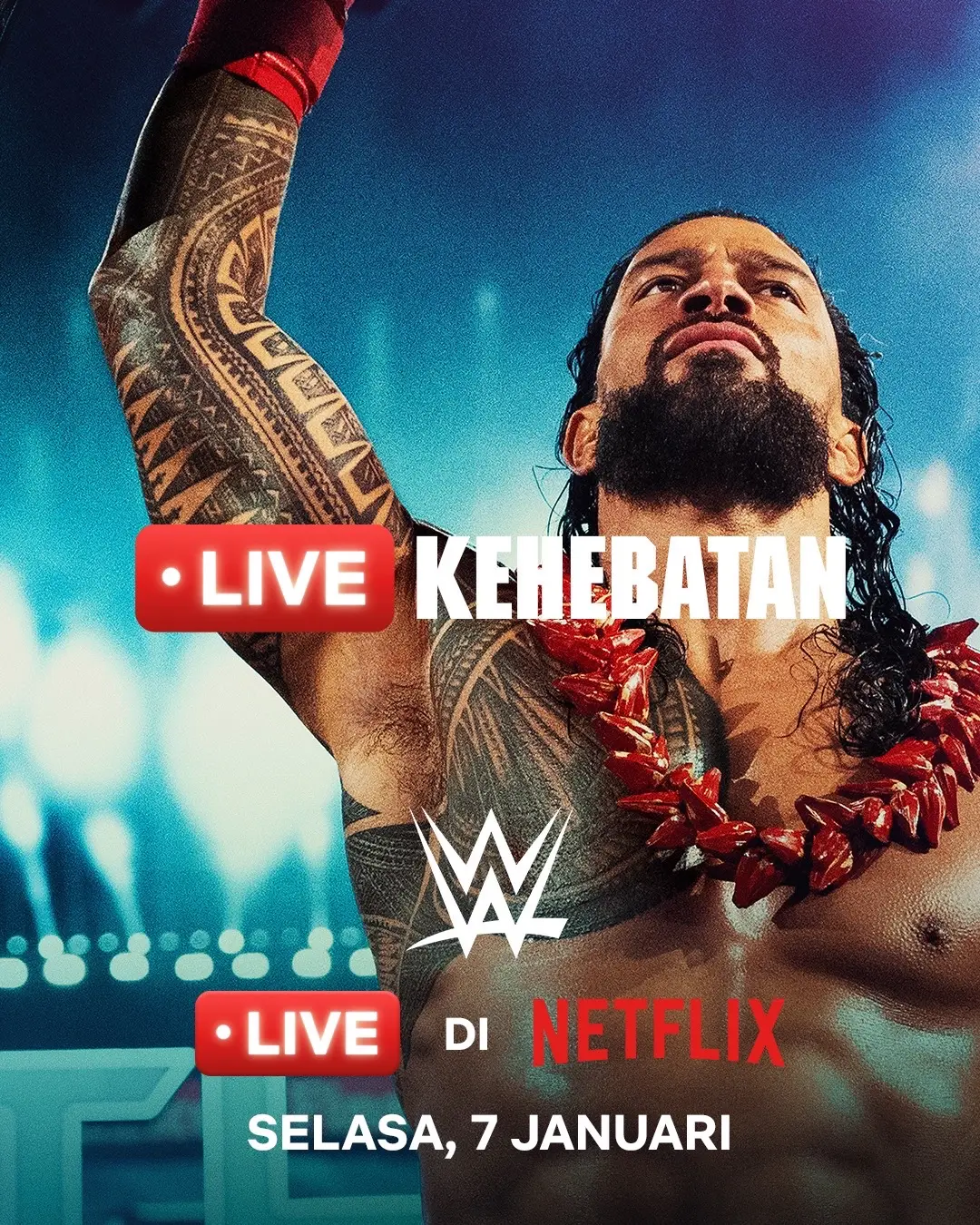 Masa dah tiba untuk belajar bergusti & masuk ke dalam gelanggang 🥊 Saksikan #WWE secara langsung di Netflix, bakal tiba 2025! #SembangEntertainment #NewReleases #TV #TVTok #Live #Sports #SportsOnTikTok #WhatToWatch #TVRecommendations #NetflixMY #FlixReview