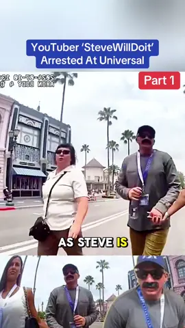 YouTuber ‘SteveWillDoit’ Arrested At Universal #cops #police #viral #usa #flypシ #arrested #usa 