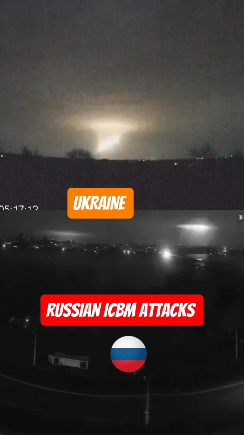 Russian ICBM attack on Ukraine! #icbm #icbm🇷🇺 #ukraine #ukrainewar #ukrainevsrussia #warinukraine #history #missile #militarylife #foruyou #russian #russia #balistic #militaryequipment #conflict #zelensky #putin #bidenfails 