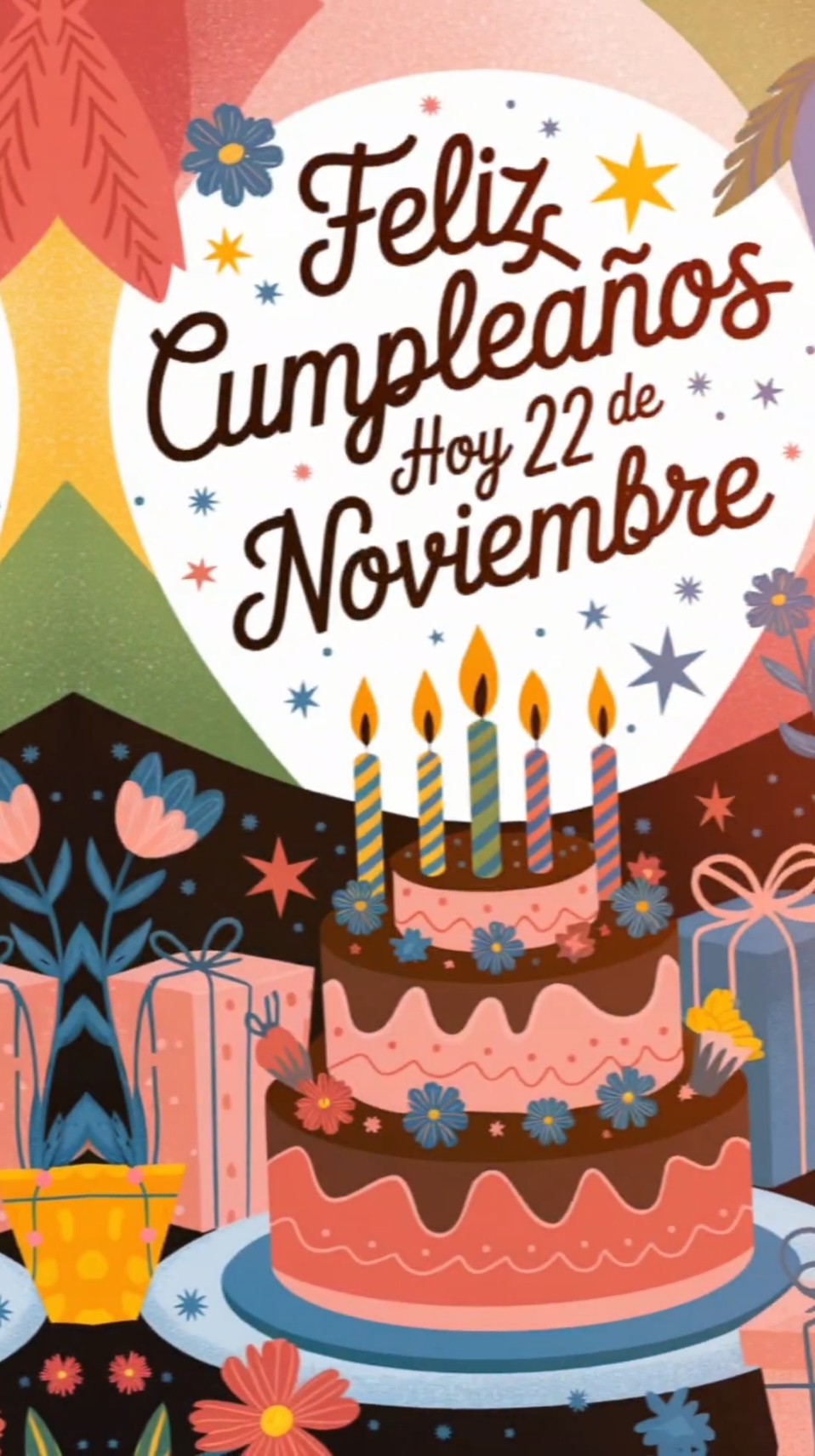 feliz cumpleaños en éste día tan especial para ti 🎂 que tengas un lindo día y que cumplas muchos años más de vida y salud 🎂  feliz cumpleaños hoy 22 de noviembre...  #felizcumpleaños #cumpleañosfeliz #canciones #happybirthday #aacusiamusic @ᴍúꜱɪᴄᴀ ᴘᴇʀꜱᴏɴᴀʟɪᴢᴀᴅᴀ 🥁 