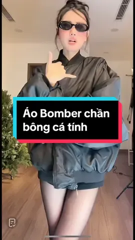 Áo Bomber chần bông cá tính#thuyreview #xuonghuongtiktok #aobomber #aonu #aonamnuformrong 