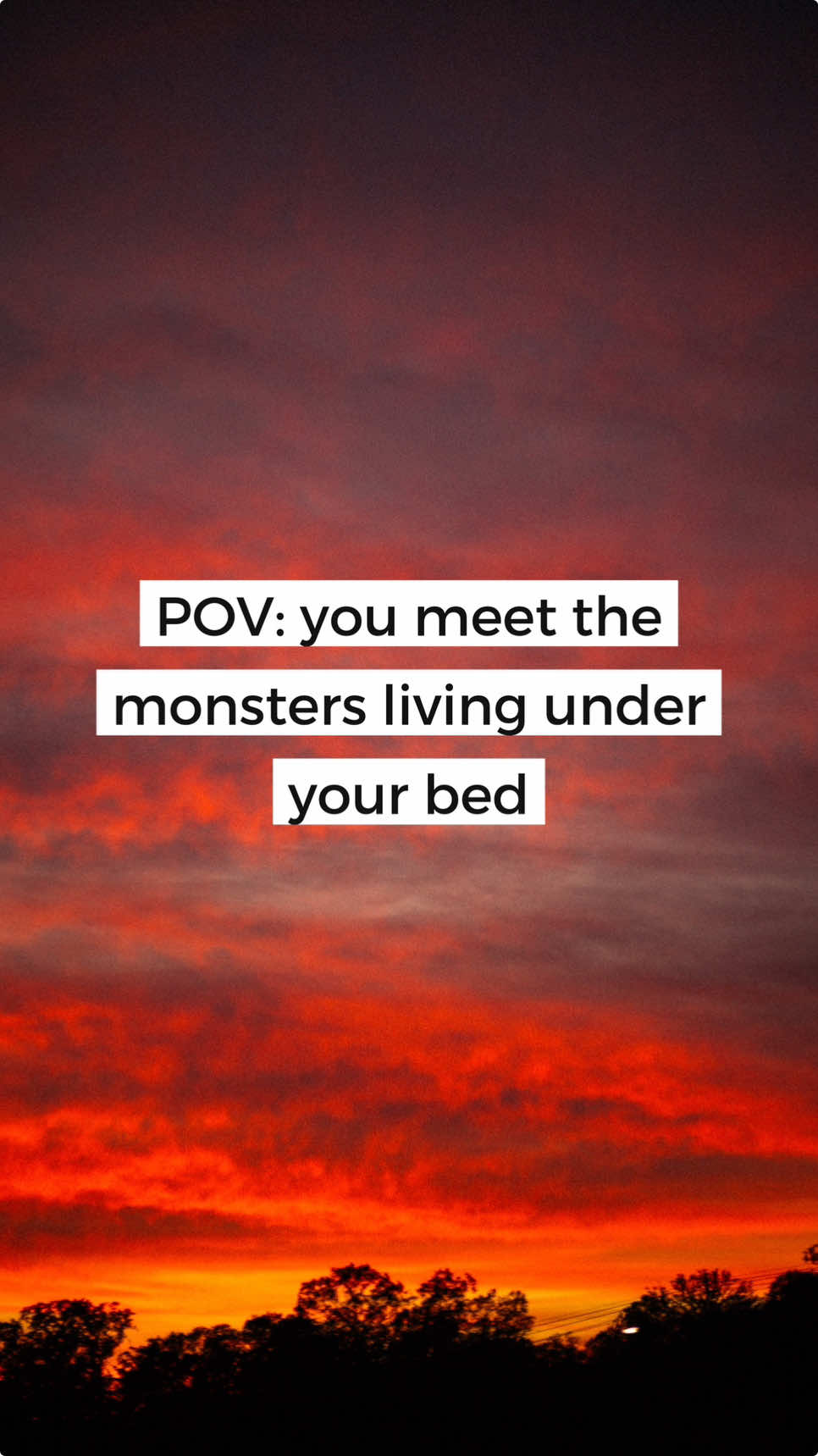 POV: you finally meet the monsters living under your bed. #memes #funny #fyp #kittens #creepy #scary #vira #viralvideos 