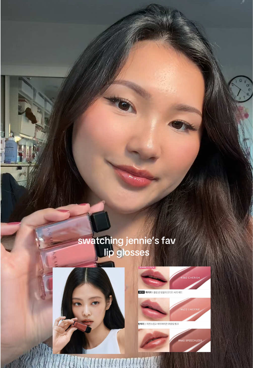 this formula is unmatched 🩷 product: • @HERA sensual nude gloss - 422 lingerie, 380 cherish, 462 speechless on sale right now on amazon!! ✨ #HERA #HERABEAUTY #makeup #lipgloss #beauty #yesstyle #commuterlife #collegelife #collegestudent #foryoupagе #minilog #Vloge #worthyourmoney #PR