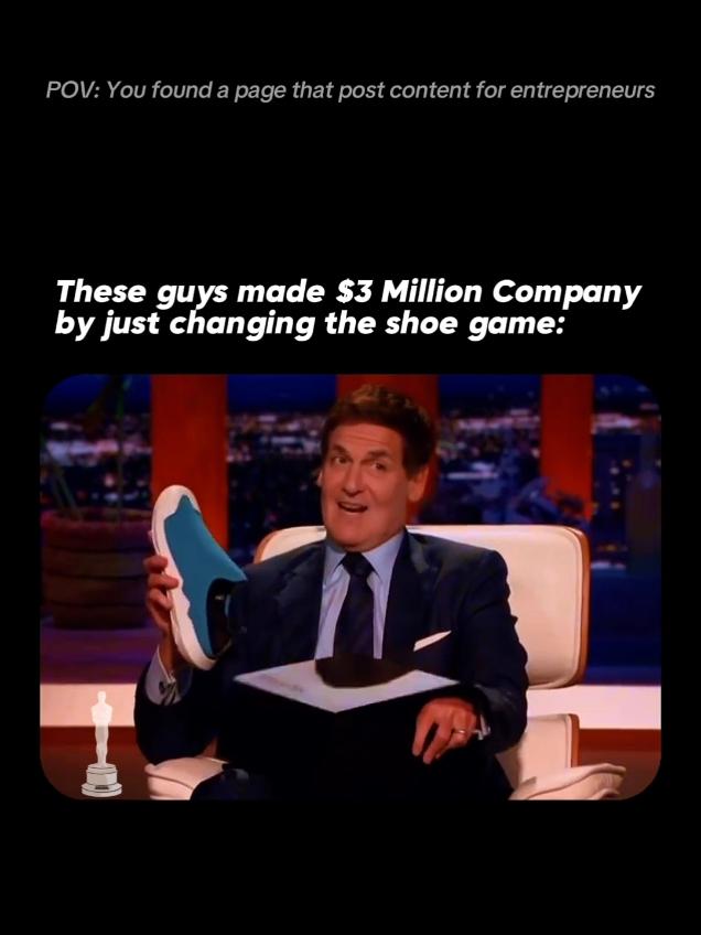 The $3 Million Footwear Revolution! 👟💰 #entrepreneur #business #sharktank #customshoes 