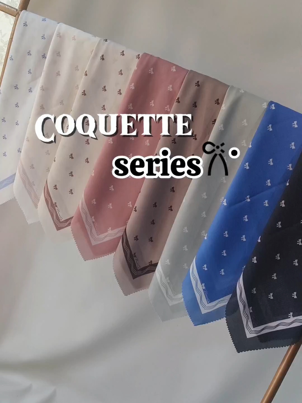 ada warna baru nih 😍 udah koleksi warna apa aja hayoo? #hijabmotif #coquette #coquetteaesthetic #coquettecore #hijabmotif #hijabdaily #hijabstyle 