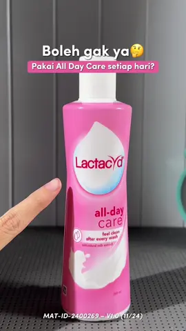 All day care bisa dipake setiap hari ga si?? Bisa donggg 🤩✨ #fyp #lactacydfeminimewash #ht baru 