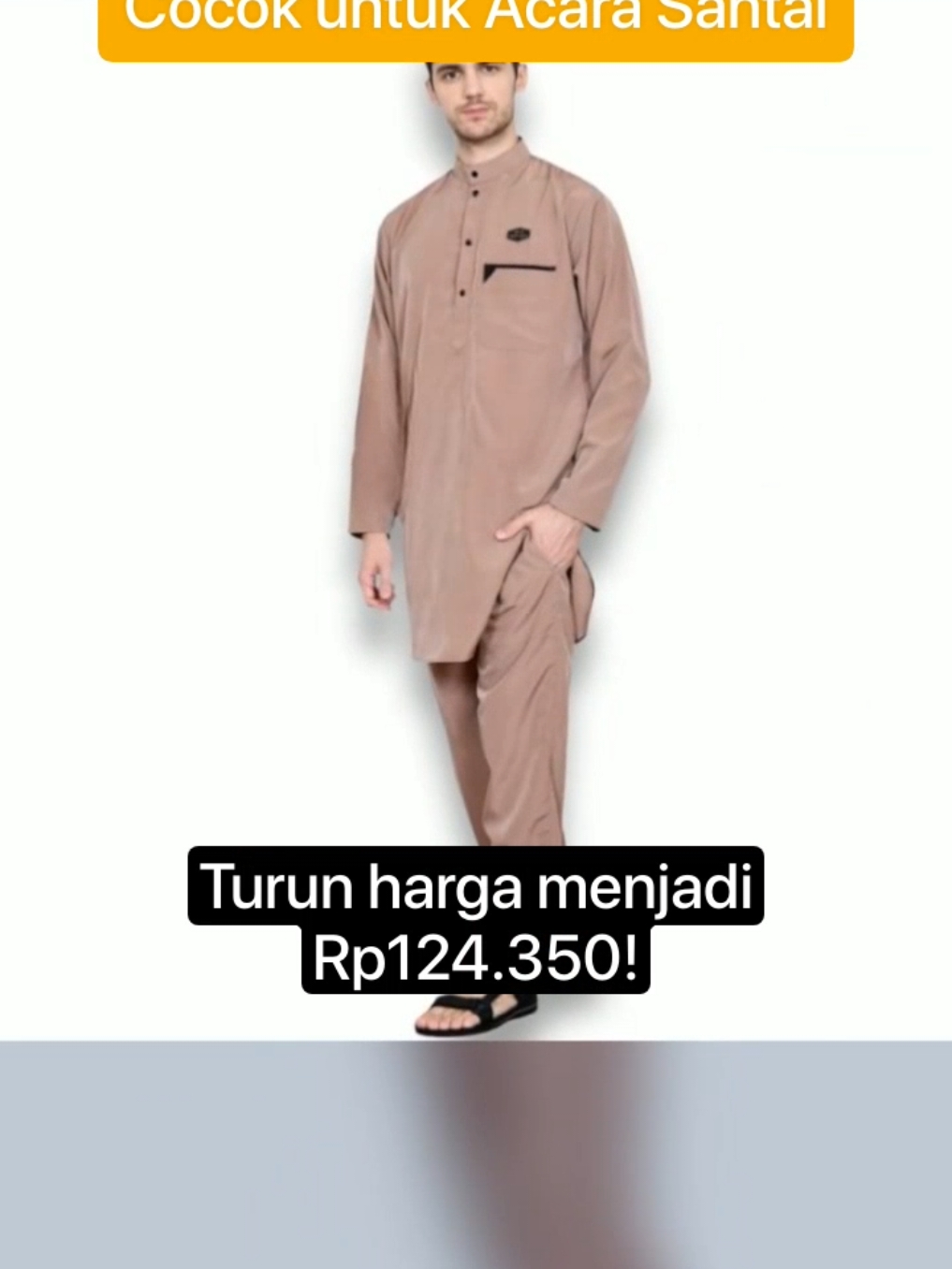 #Fyp #viral KOKO PRIA MODEL POLOS / SETELAN GAMIS LAKI LAKI DEWASA / FASHION MUSLIM COWOK TERBARU DAN TERLARIS BISA COD Turun harga menjadi Rp124.350!