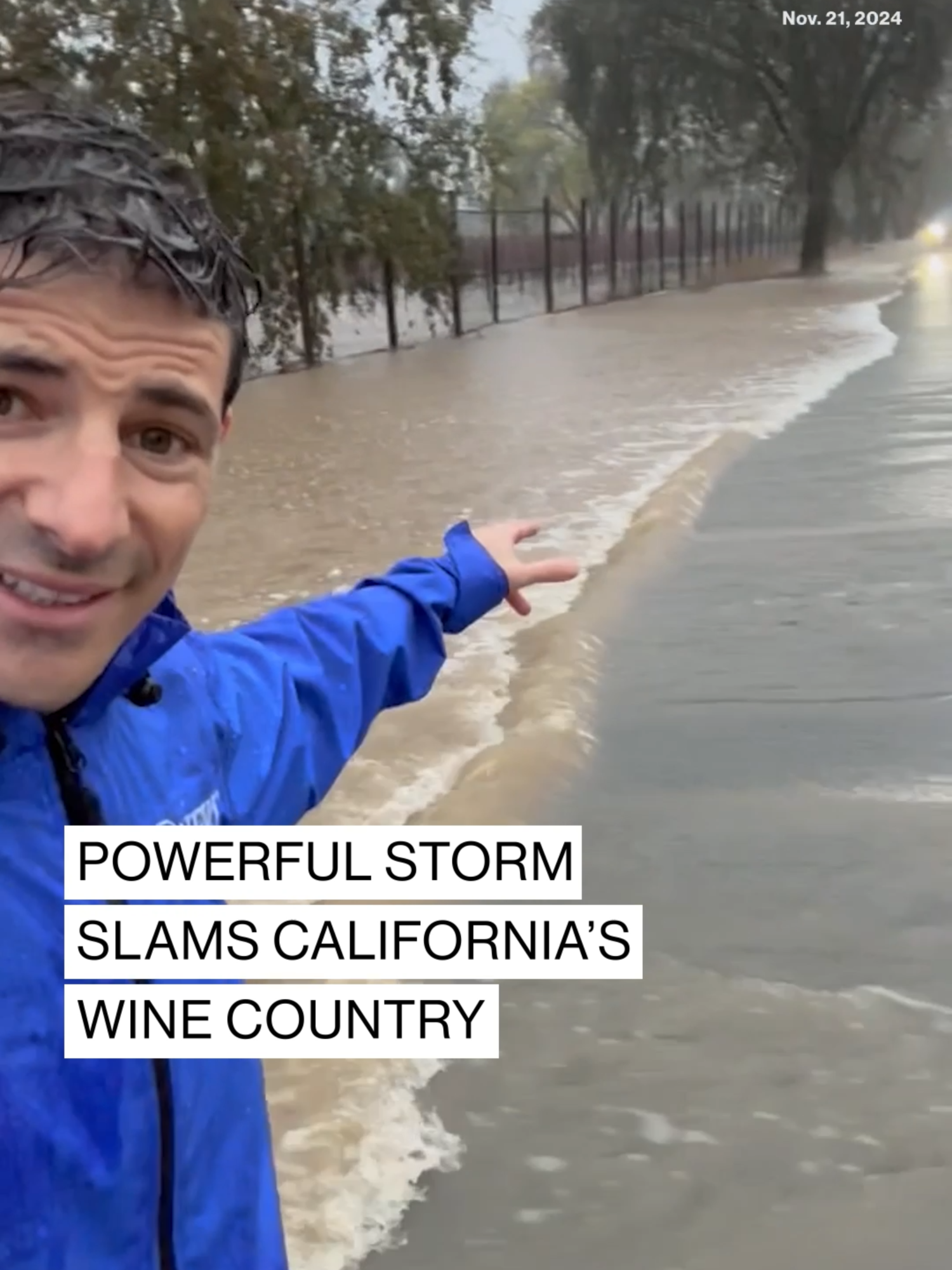 After knocking out power to hundreds of thousands in Washington state, killing two people, a powerful storm system is funneling a firehose of rain into Northern California, flooding homes and fields, and swamping roads. ABC News' Matt Gutman reports from Sonoma County, California. #news #abcnews #weather #california