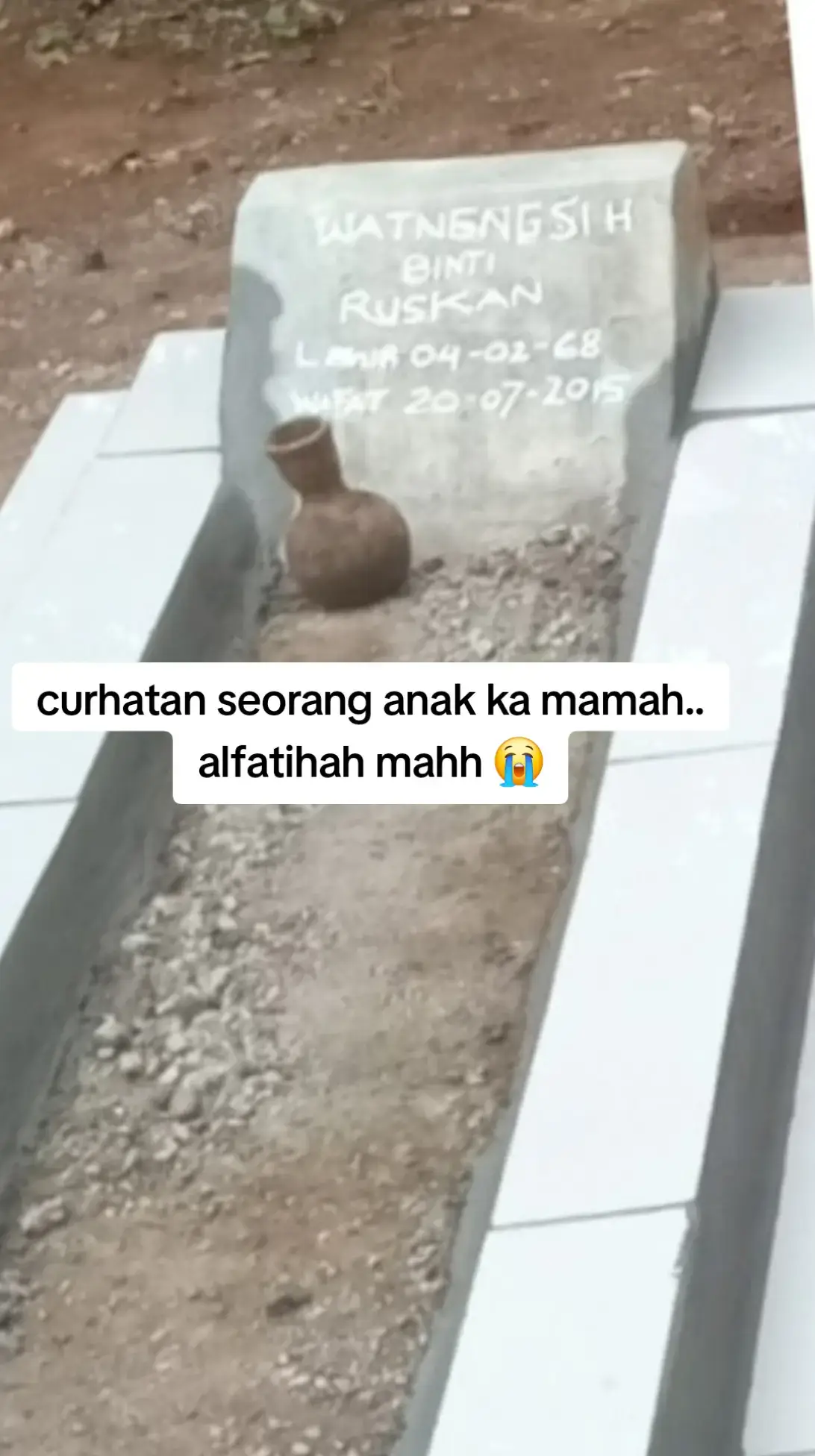 hampura mahh 😭😭😭 alfatihah... #rindusosokmamahdanayah 