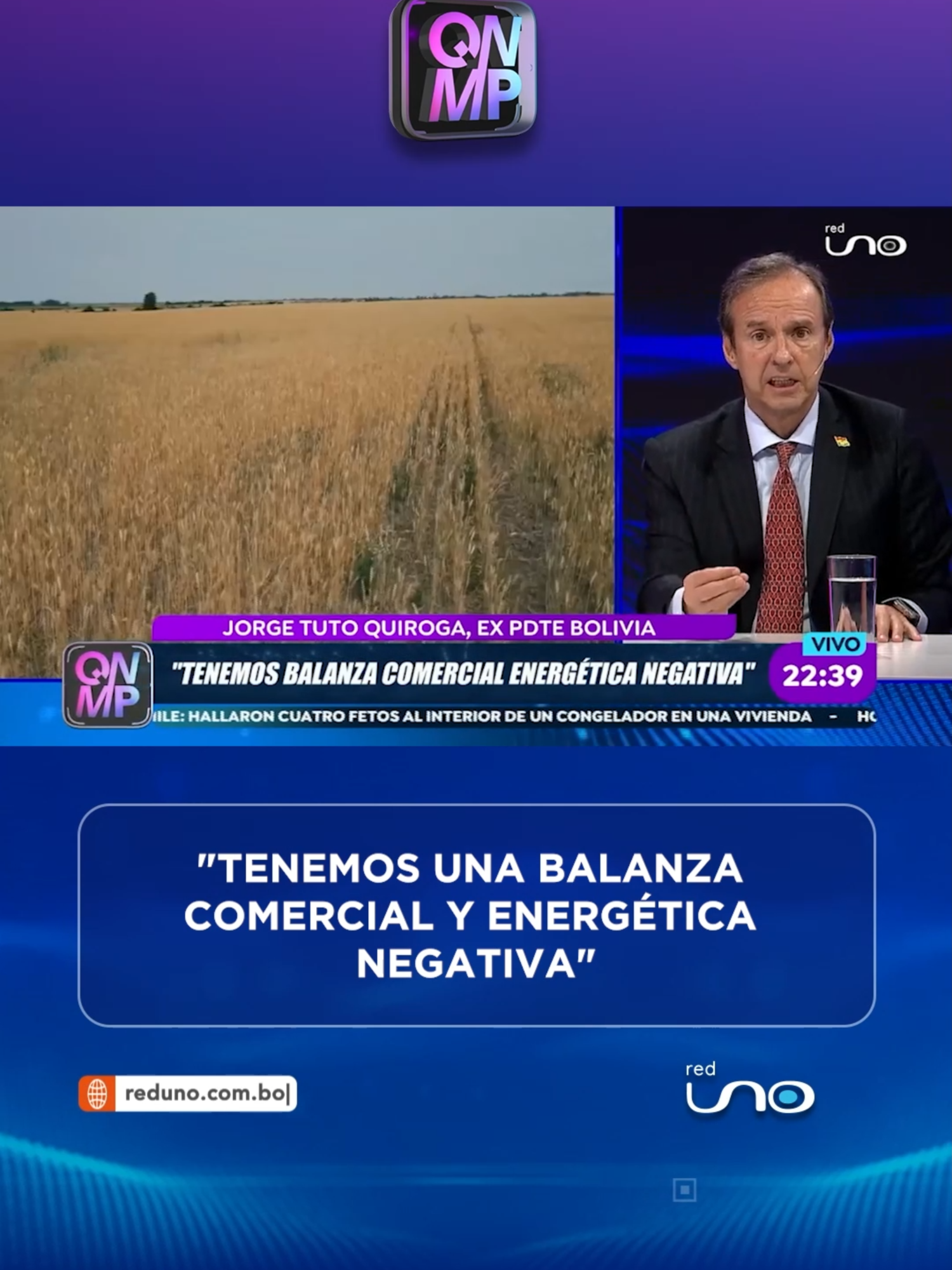 #Bolivia | Jorge 'Tuto' Quiroga, expresidente de Bolivia, cuestionó la gestión económica del actual Gobierno, y advirtió que los meses siguientes la economía será aún más difícil.