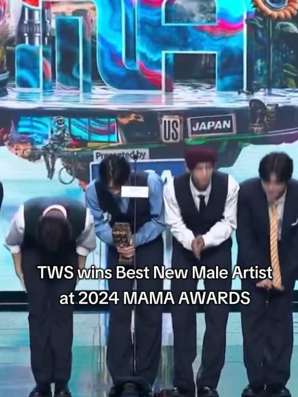 SO PROUD!! CONGRATS BOYS!💙 #TWS #247withus #2024mamaawards #bestnewmaleartist 