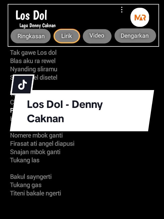 Bagian 16 | Los Dol - Denny Caknan .  .  .  .  .  #MARLyrics #losdol #dennycaknan #lyrics #liriklagu #sound #song #musik #lagu 