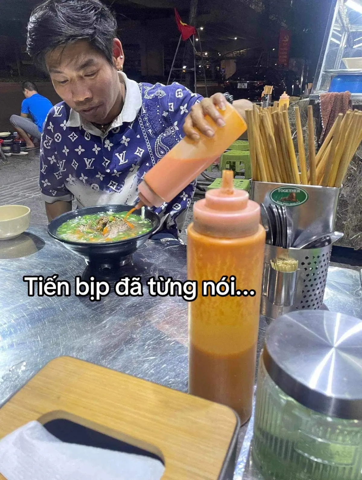 tiến bịp nói gì