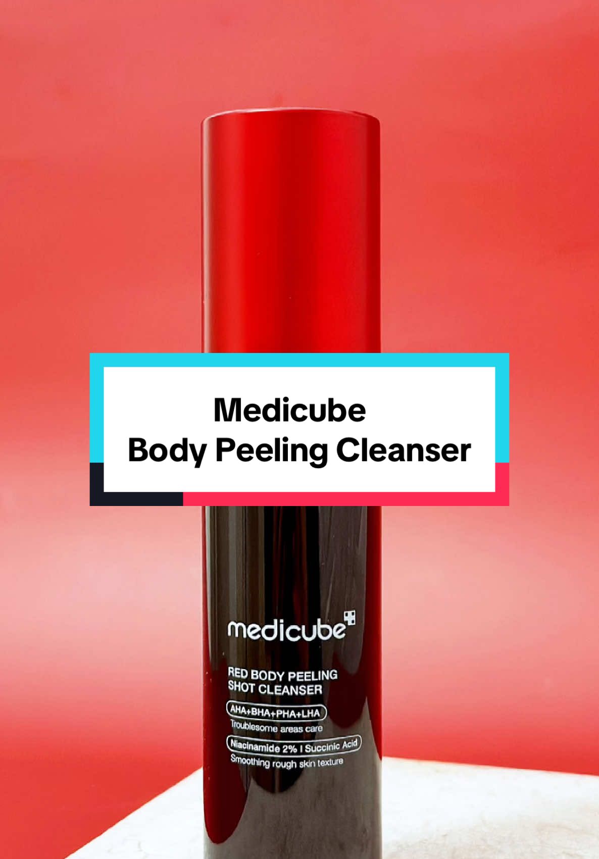 Medicube Body Cleanser ❤️ Introducing the new body care product from @medicube_global_official  ❤️Red Acne Body Peeling Shot Cleanser ▸ wash-off body spray  ▸ tackles main causes of body breakouts (sebum, c.acnes, comedo, excess oil) ▸ effective peeling ▸ low irritation  ▸ calms troubled skin ▸ at-home k-beauty spa  ⁡ ❤️Key Ingredients АНА, ВНА, PHA, LHA Succinic acid Niacinamide Tea tree, alantoin, pathenol ⁡ 💬Experience This is the first time I have tried a pre-wash body acne spray. I actually don’t suffer from body acne but do get bumpy dry skin. This is a product that I use just before showering. I spray away on dry body skin, leave for a minute or two, then jump into the shower to rinse it off. I found it does sting momentarily, leaves behind a sticky residue, and the scent reminds me of being at the dentist. I use the pre-wash body cleanser 2-times a week and have actually found great results with this product. The red bumps on my shins really have soothed away and my skin feels smoother. I can imagine this product would work really well for body acne Would you give this peeling body cleanser a shot? @Medicube Global  #medicube #medicubeambassador #redbodypeelingshotcleanser #amazonfinds #medicubereview #skincarereview #koreanskincare #kbeauty #koreanskincare #glowuptips #glassskin #strawberryskin #bodycare