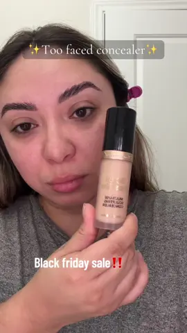 No other concealer can beat the coverage in this concealer!🙌🏻🙌🏻 @Too Faced #toofaced #toofacedcosmetics #toofacedmakeup #toofacedbornthisway #toofacedconcelear #tiktokshop #tiktokshopcybermonday #tiktokshopblackfriday #blackfriday #blackfridaydeals #blackfridaysale #blackfridayearlydeals #blackfridaydeal #blackfridaysales #blackfridaytiktokshop #makeup #concealerhack #carvingeyebrows #cleaningupmyeyebrow 