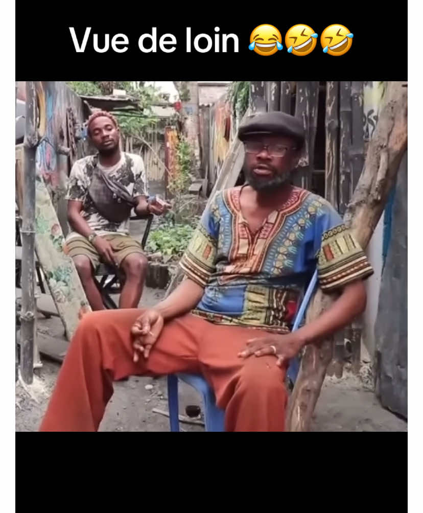 Vue de loin na diamba🤣😂 #vuedeloin #comedie #lingala #congo 