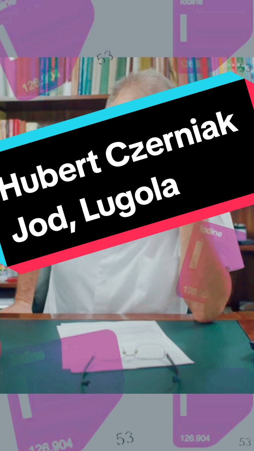 Hubert Czerniak Jod, jodek potasu, Lugola film znajdziesz na YT na kanale Hubert Czerniak TV  