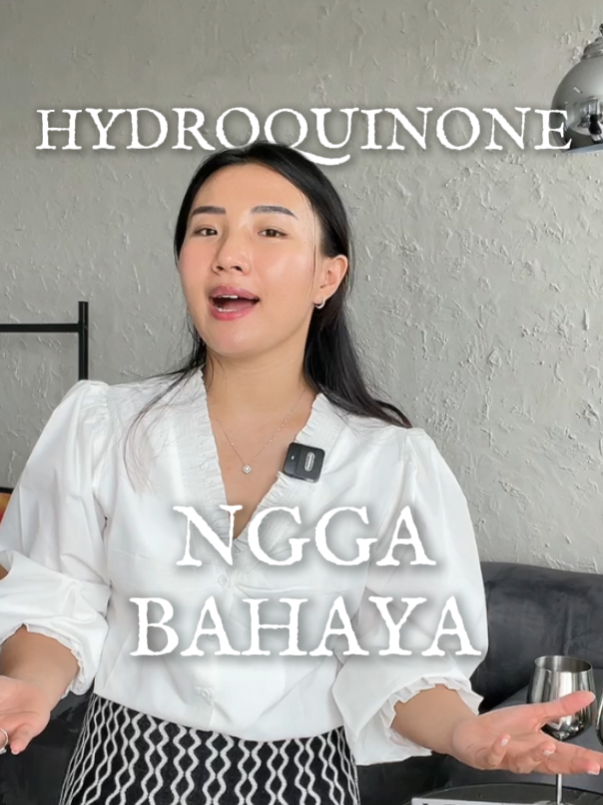 hydroquinone itu sebenernya nggak bahaya! kalau... #funskincare #hydroquinone