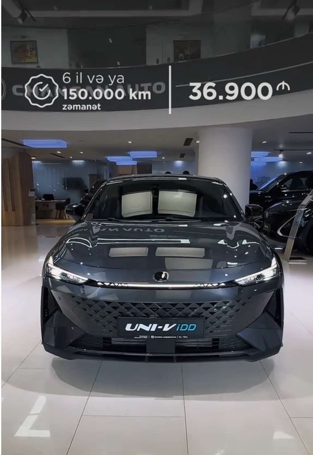 Çox gözlənilən UNI-V Plug-in-Hybrid modeli artıq CHANGAN rəsmi satış mərkəzində!   İnnovativ texnologiya və müasir dizaynı birləşdirən UNI-V IDD modelini, 10%-dan başlayan ilkin ödənişlə və 36 ay müddətinədək sərfəli daxili kredit şərtləri ilə əldə edə bilərsən.   Model, 6 il və ya 150 000 km zəmanətlə CHANGAN rəsmi satış mərkəzində satışda!   Ətraflı məlumat üçün:   📞 *5544   🌐 changan.az  📍Əhməd Rəcəbli 40B   #changan #changanazerbaijan #changanauto #ChanganUNI #changanuniv #univ #BuYayHamınınChanganıOlacaq #kesfet #fyp