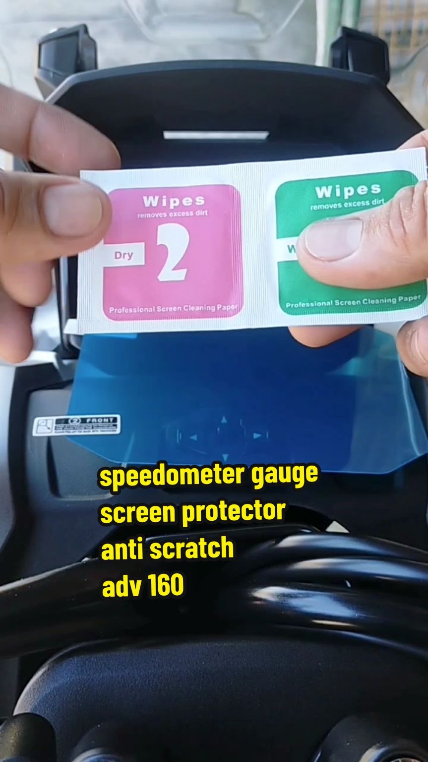 para sa avd 160 kailangan natin maglagay ng ganito para hindi magasgas yung speedometer gauge natin. #speedometergaugescreenprotector #advaccessories #panelgaugeprotector #antiscratch #vehicleprotection #adv160 