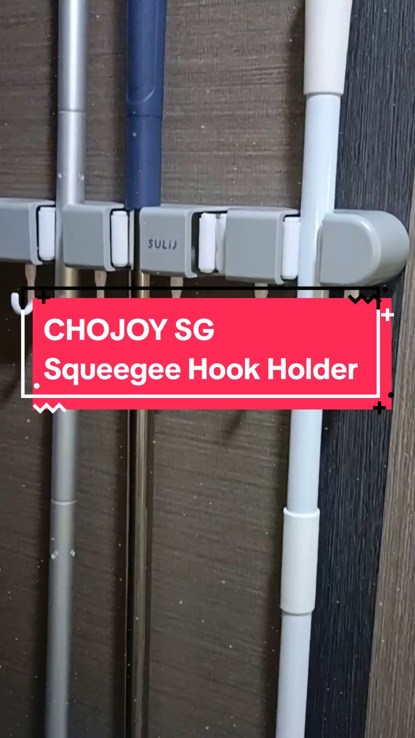 Squeegee Hook Wall Mounted Adhesive Squeegee Hanger without Drilling Squeegee Rack for Bathroom Mop and Broom Storage Hook Organiser Hangable #holder #mopholder #wallmount #foryou #TikTokMadeMeBuyIt #rookiet #tiktokshoplifestyle #tiktokshopsgsale #tiktokshopsg #weeklywedrush #createtowin #tiktoksingapore #sgbrandweek #fyp #organizer 