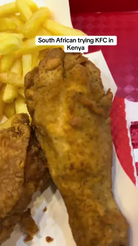 KFC IN KENYA IS THE ONE👌🏾 #solocation #travel #kenya #fyp #kfc 
