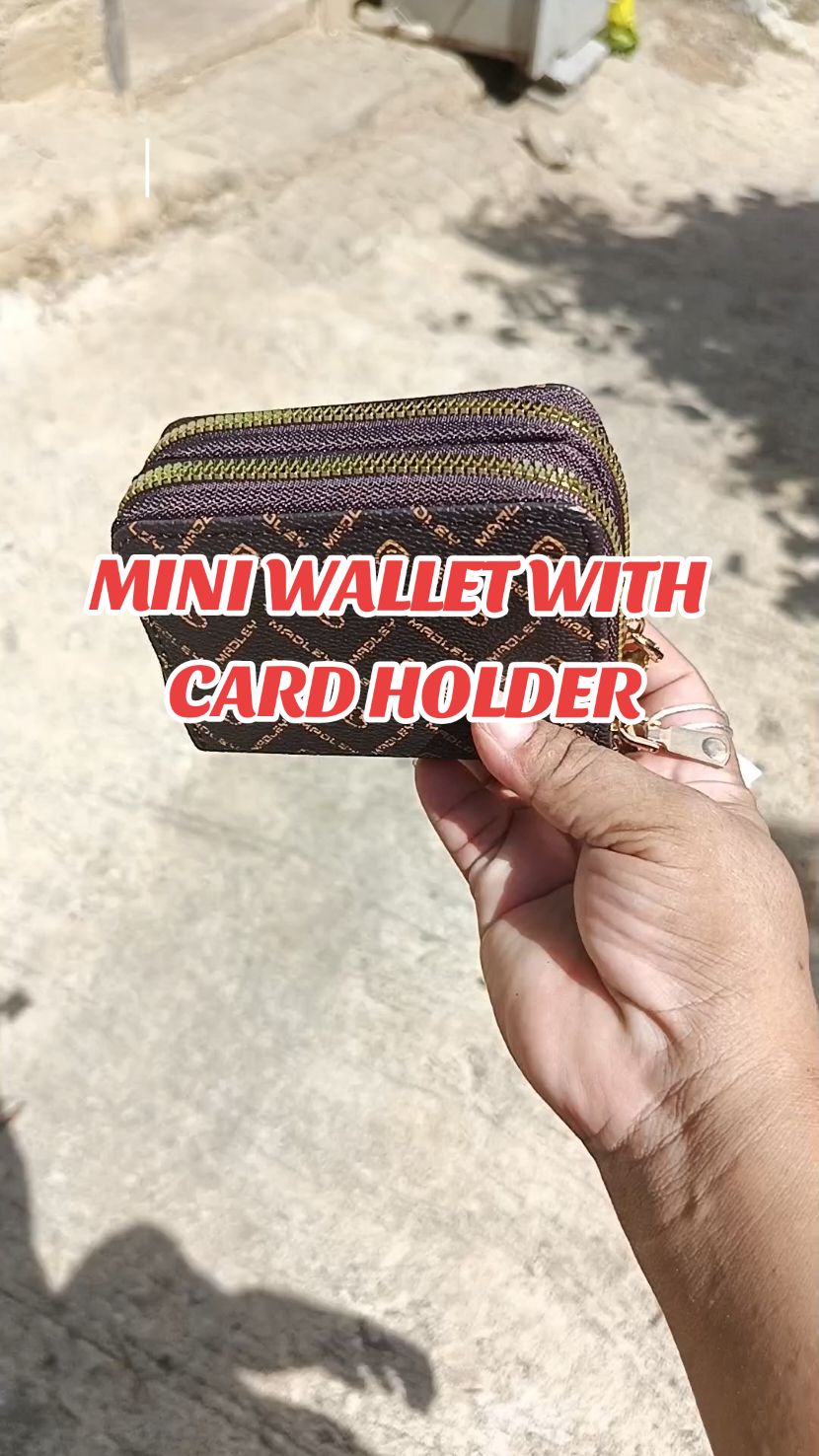 MINI WALLET DOUBLE ZIPPER WITH MULTIPLE CARD HOLDER #MINIWALLET #wallet #WALLETWITHCARSHOLDER #fypspotted #fyppppppppppppppppppppppp #foryoupage 