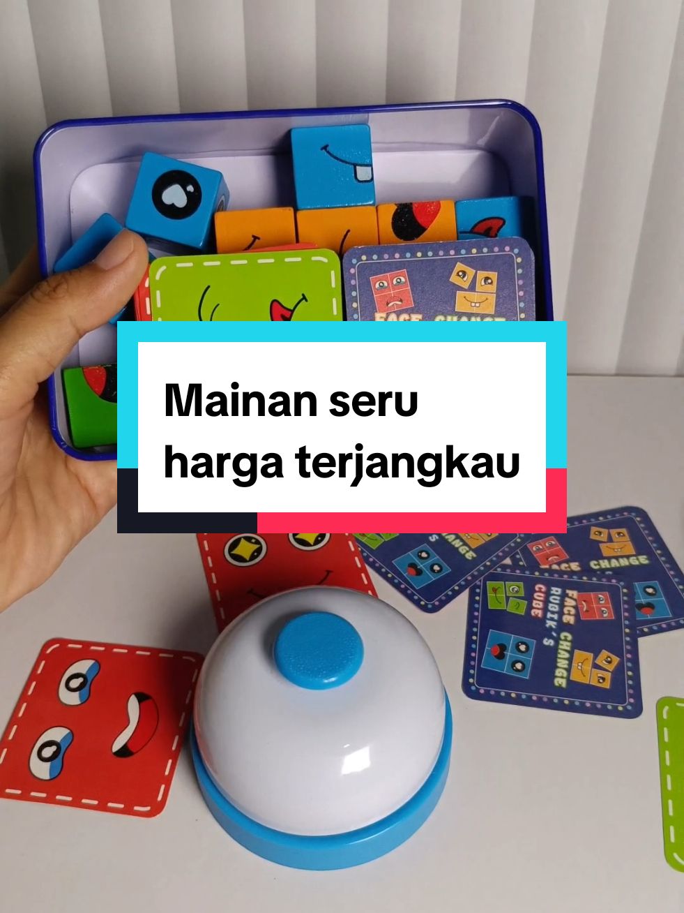 Mainan seru harga terjangkau #mainanedukasi #facechangerubikscube 