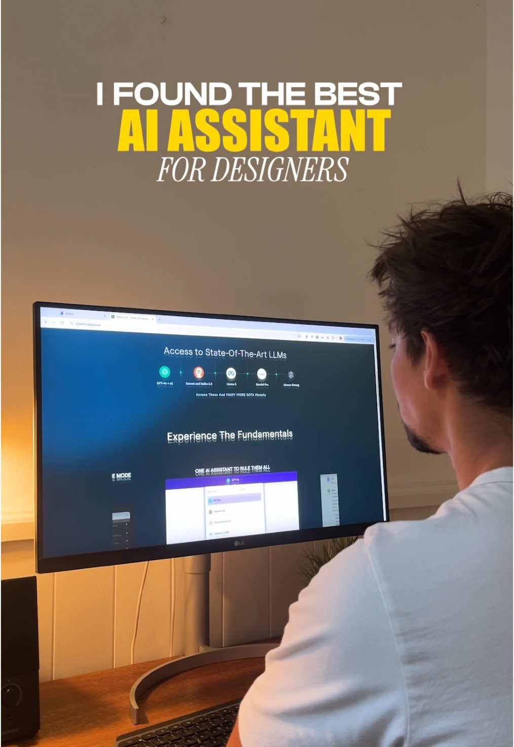 The Best AI Assistant for Designers👨‍💻 #designer #aitool #website #uxdesigner #ai 