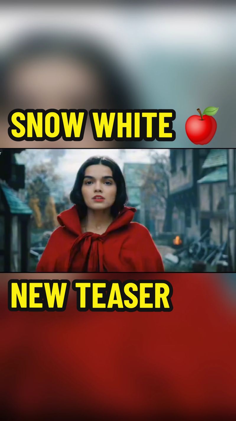 Snow White 🍎 NEW TEASER | Rachel Zegler and Gal Gadot in the live-action Snow White (2025)! 💗 . . . #disney #snowwhite #blancanieves #snowwhiteliveaction #d23 #disneyprincesses #movies #teaser #trailer #rachelzegler #galgadot #evilqueen #sevendwarfs #fyp #movie #snowwhiteandthesevendwarfs #snowwhitetrailer #disneysnowwhite #snowwhiteliveaction #disneymovie #poisonapple #foryoupage 