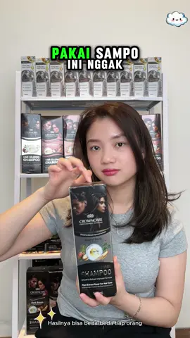 hairdye shampoo untuk rambut sehat tampak muda! #UBAN #CROWNCARE #penghitamuban #haircoloring #pewarnarambut