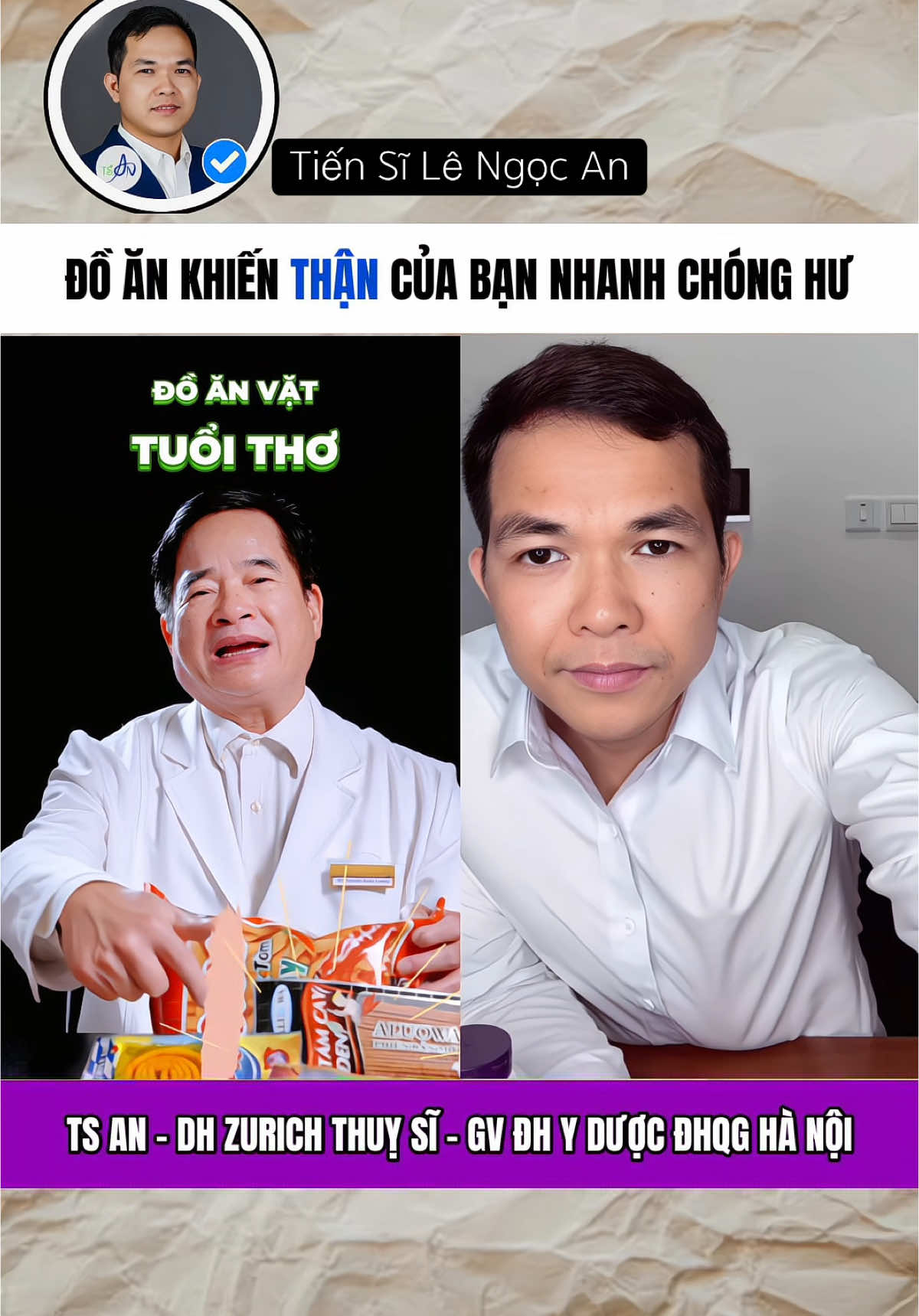 Thói quen nhỏ khiến thận hư #tsan #bacsikhamthan #suckhoelavang 