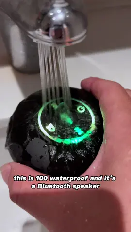 review mini Bluetoth shower speaker with Led light#tiktokshop #flashsale #fyp