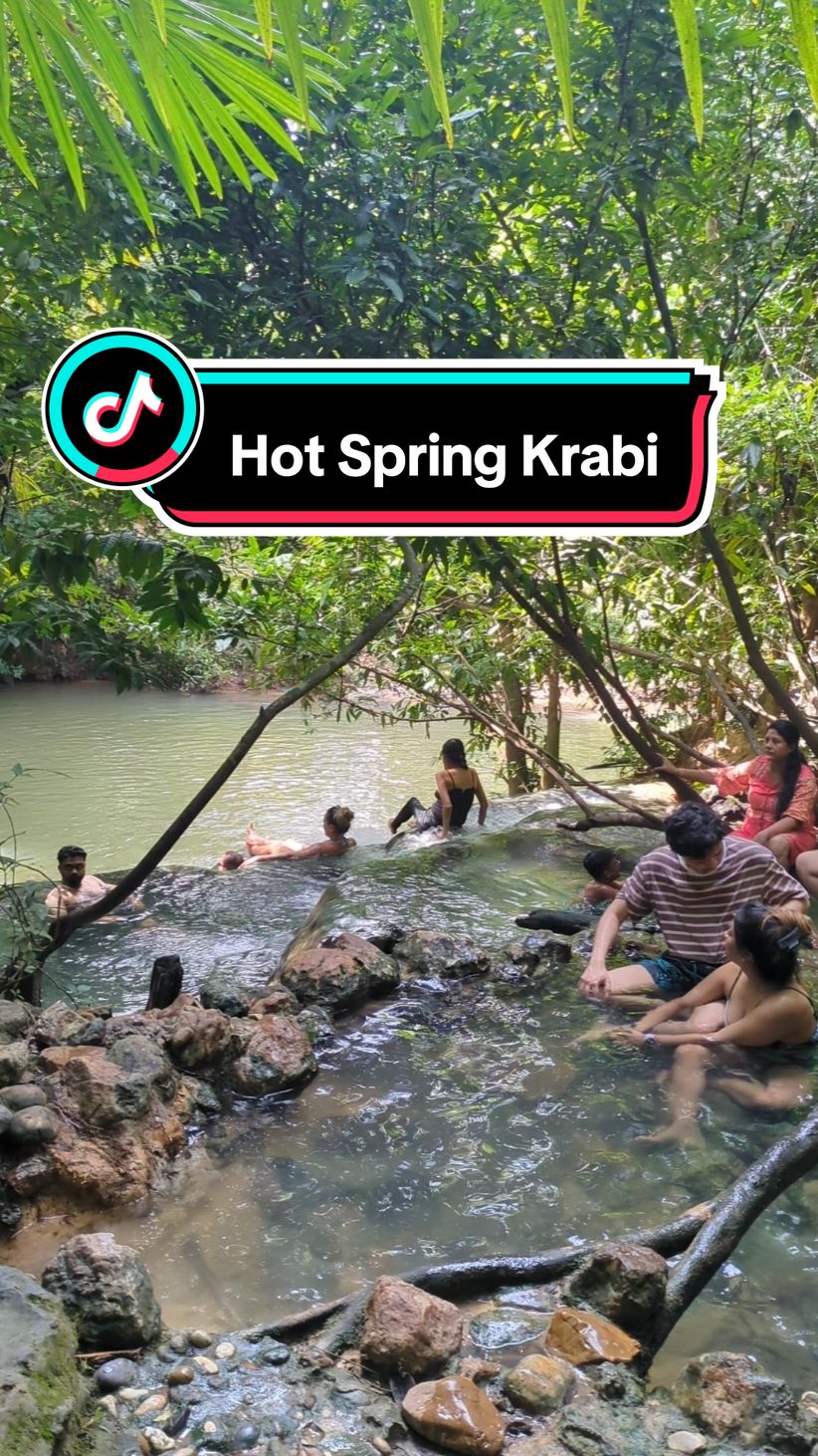 😌 rasa nyaman jee berendam air panas semulajadi 🙂‍↔️ #krabi #krabithailand #hotspring #emeraldpool #krabitrip #traveltiktok #travelling #krabihoneymoon #krabicompanytrip #companytrip #videoviraltiktok #pakejpercutianmurah #krabiatttactions 