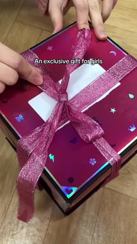 Girls will love the gift box#gift #giftbox #pink #child #DIY #christmas2024 #tiktokshop 