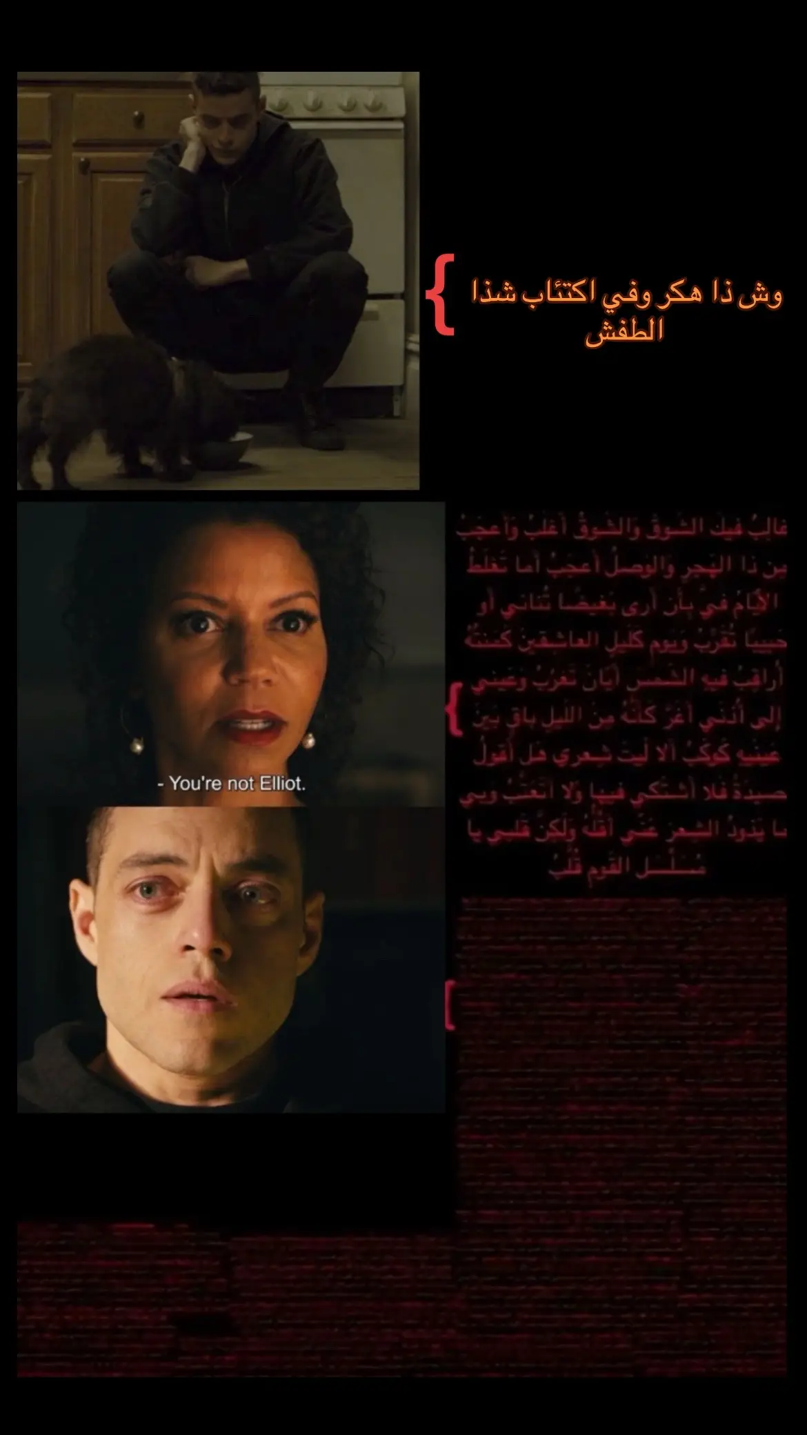 اخخخخخ بس  #fypシ #viral #fyppppppppppppppppppppppp #explor #mrrobot #series #ramimalek 