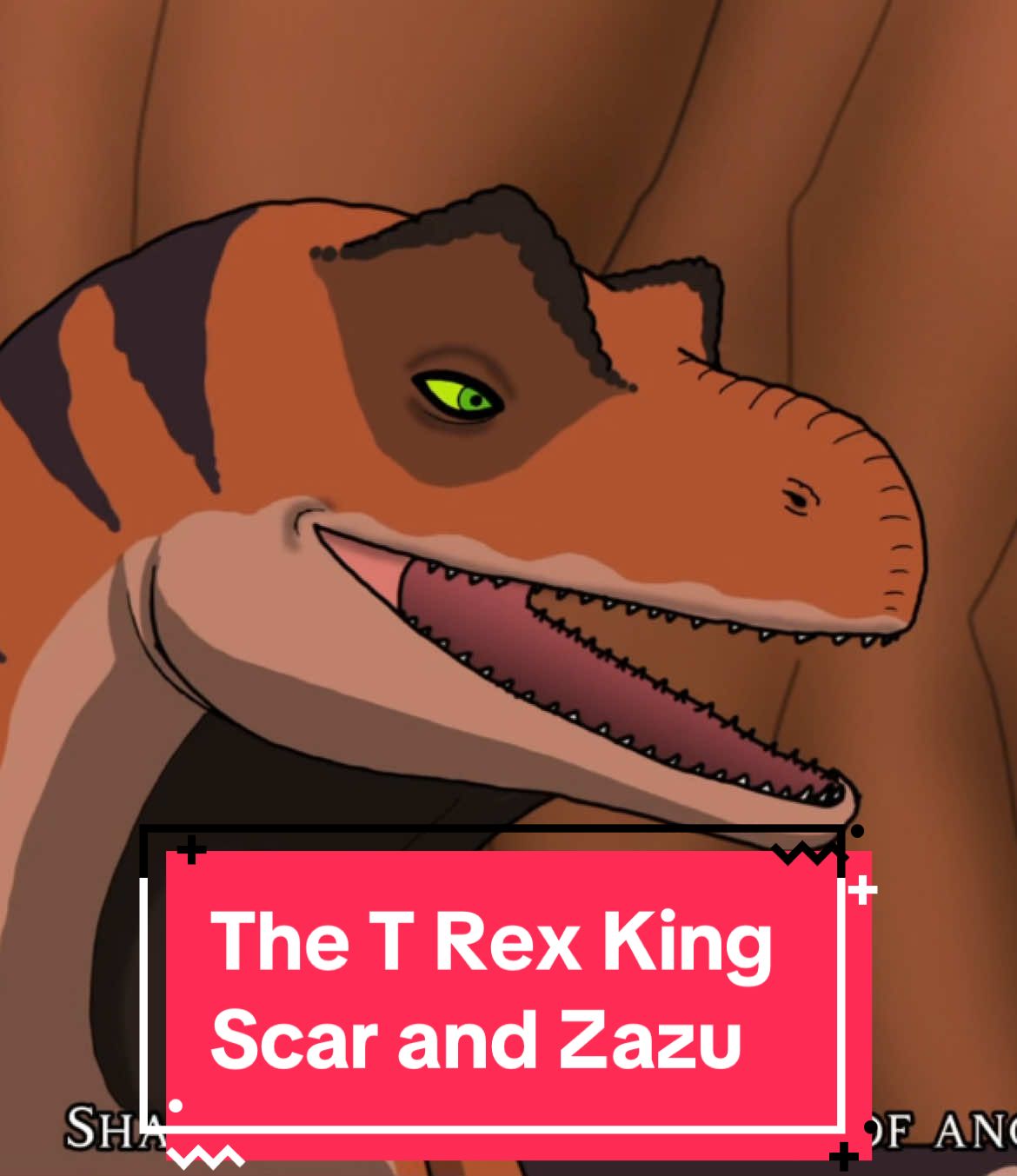 The T Rex King: Scar and Zazu #thelionking #lionking #trex #dinosaur #art #dinosaurs #drawing #fyp #digitalart #dinosaurart #dino #foryou #foryoupage #childhoodmemories #animation #animatic #prehistoric #artist #artwork #jurassicpark #tyrannosaurus #dimorphodon #prehistoricplanet #prehistoric #disneyplus 